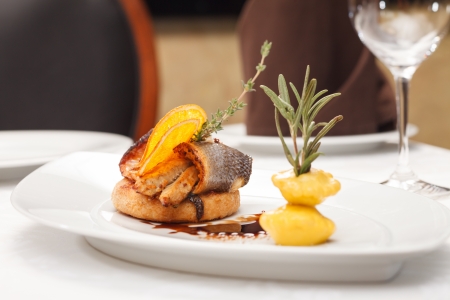 tasty fishの写真素材