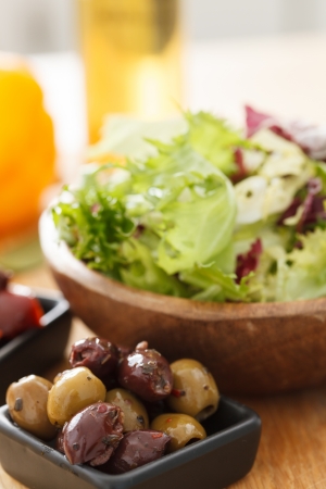 spring salad の写真素材