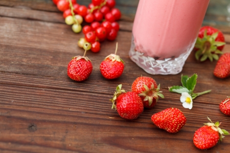 Berry smoothieの写真素材