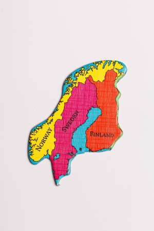 Map puzzleの写真素材