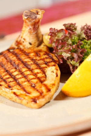 chicken with vegetablesの写真素材