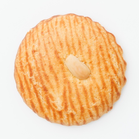 cookie with almondの写真素材