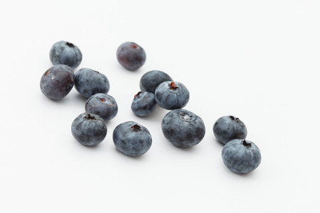 fresh blueberriesの写真素材