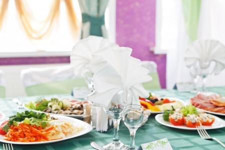 Wedding table setting の写真素材