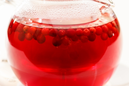 cranberry teaの写真素材