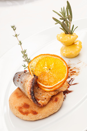 tasty fishの写真素材