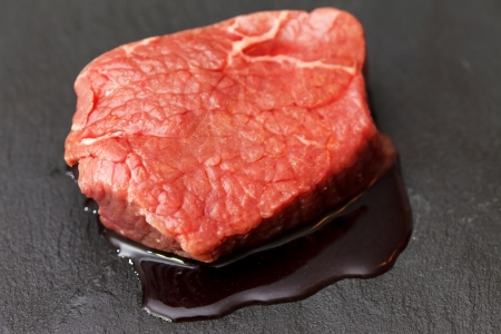 raw beefの写真素材