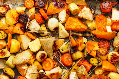 roasted vegetablesの写真素材