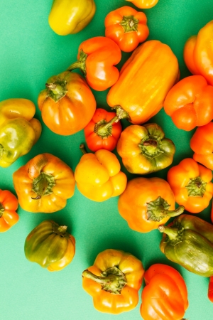 fresh peppersの写真素材