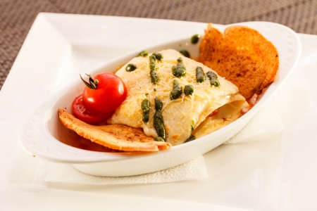 italian lasagnaの写真素材