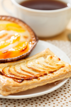 homemade puff pastryの写真素材