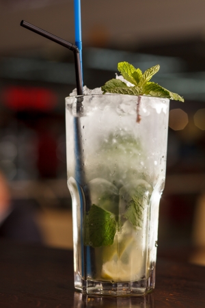 cocktail in the barの写真素材