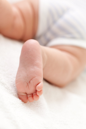baby feetの写真素材