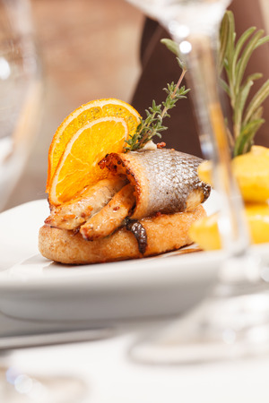 tasty fishの写真素材