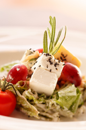 salad with fetaの写真素材