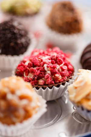 chocolate candyの写真素材