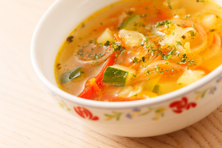 vegetable soupの写真素材