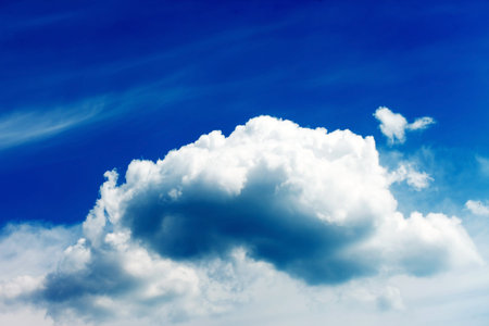 clouds on blue sky