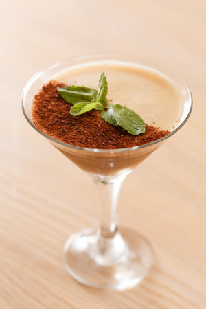 dessert with coffeeの写真素材