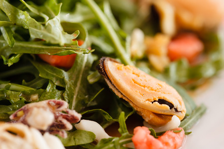 seafood saladの写真素材