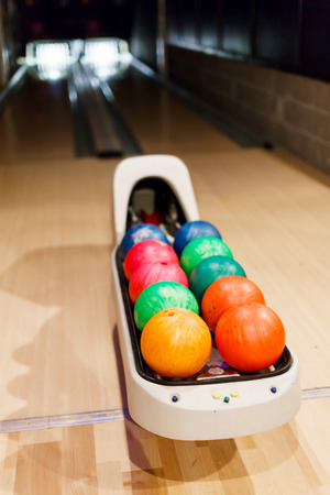 Bowling ballsの写真素材