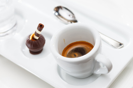 Cup of espressoの写真素材