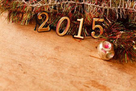 2015 Happy New Year greeting card の写真素材