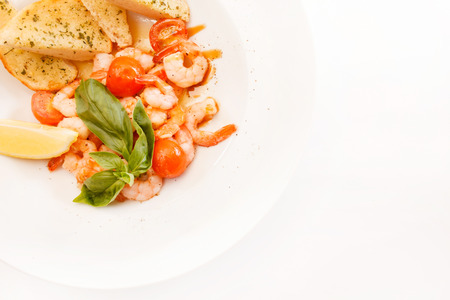 shrimps appetizerの写真素材