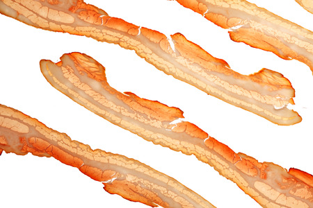 slices of baconの写真素材