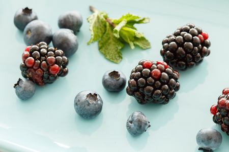 fresh berriesの写真素材