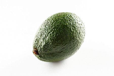 avocado on the white