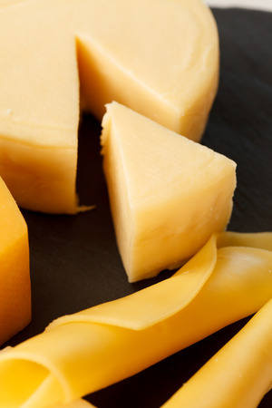 different kinds of cheeseの写真素材