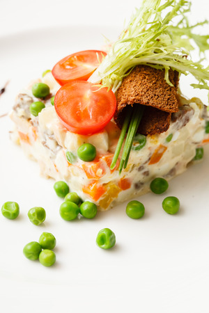 Russian saladの写真素材