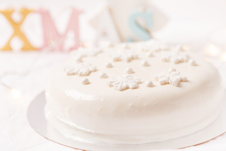 Christmas cakeの写真素材