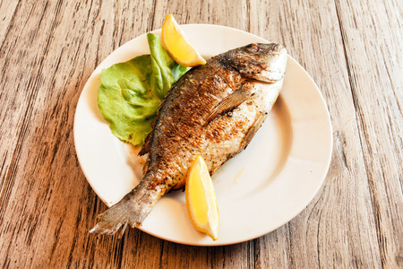 Roasted fishの写真素材