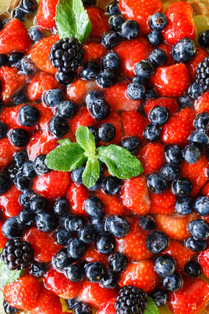 fruit cakeの写真素材