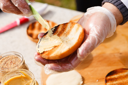 barbecue picnicの写真素材