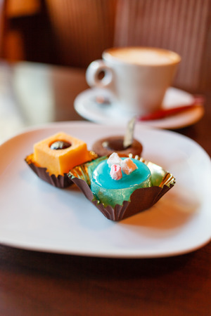 coffee with cakeの写真素材