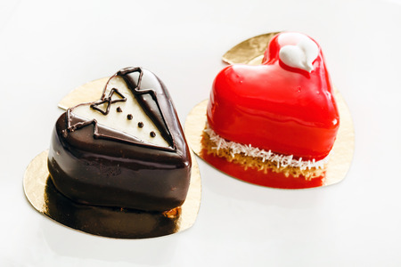 cake for Valentine's dayの写真素材