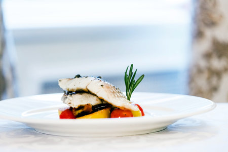 fish with vegetables
