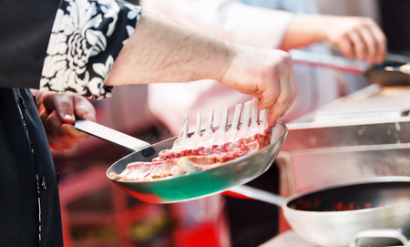 chef at workの写真素材