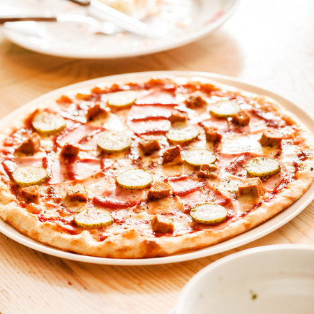 tasty pizzaの写真素材