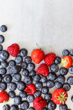 fresh berriesの写真素材