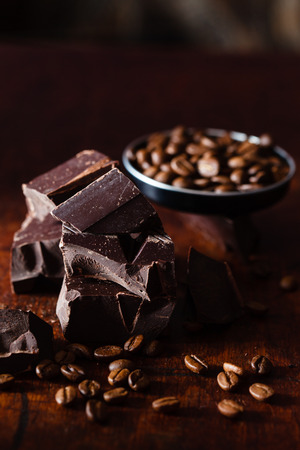 coffee and chocolateの写真素材