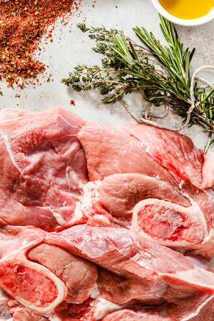 raw meatの写真素材