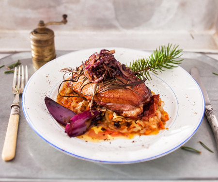 roast duckの写真素材