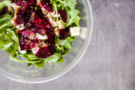 salad with beetrootの写真素材