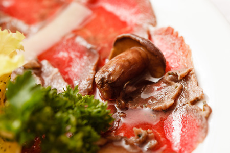 meat carpaccioの写真素材