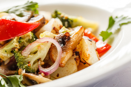 roasted vegetablesの写真素材