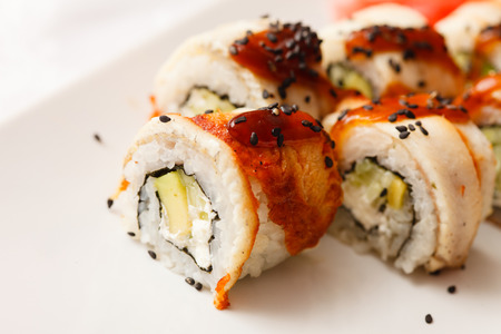 tasty sushiの写真素材